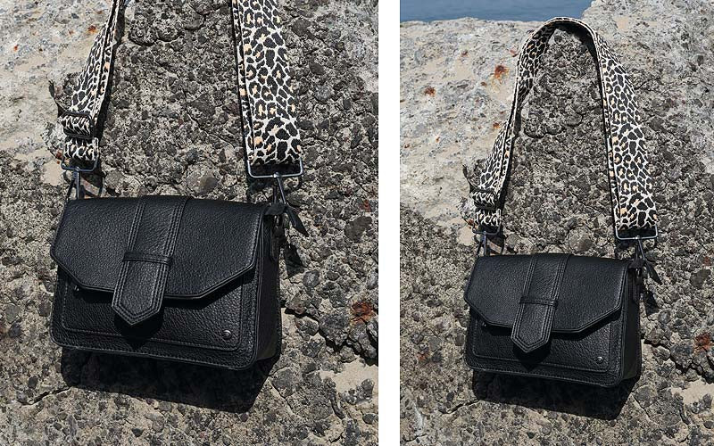 Black Corsica schoudertasje