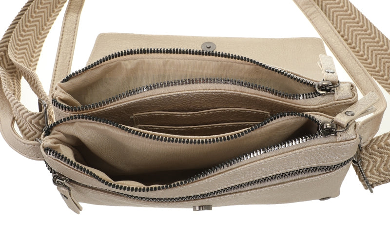 Champagne schoudertasje San Martin