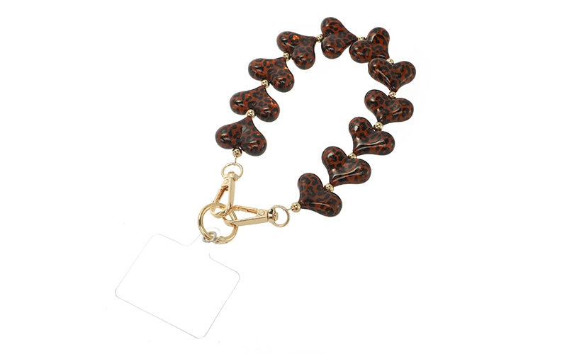 Panter heart telefoonbandje Amore