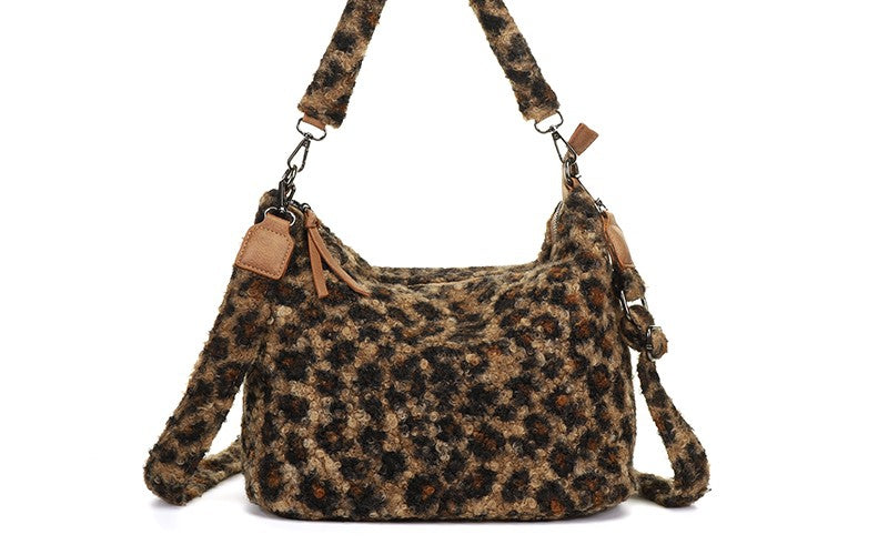 Camel panter schoudertas Palma