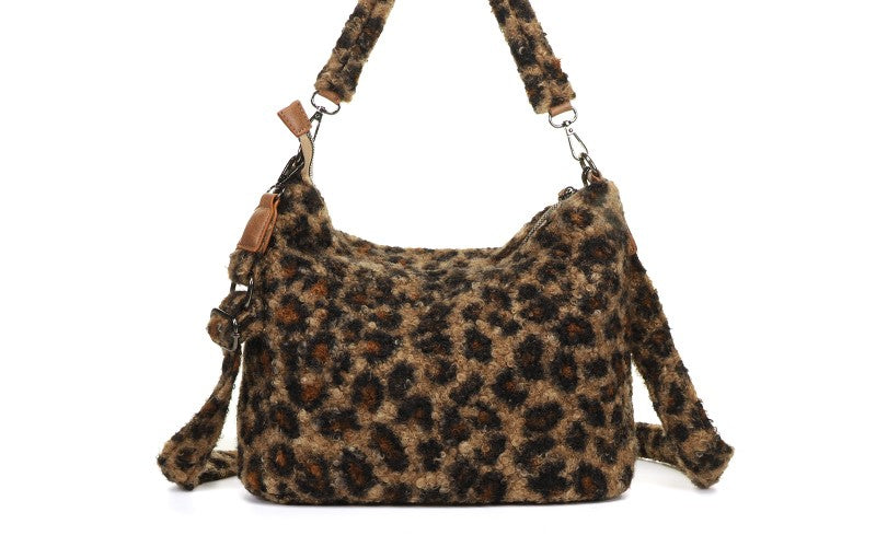 Camel panter schoudertas Palma