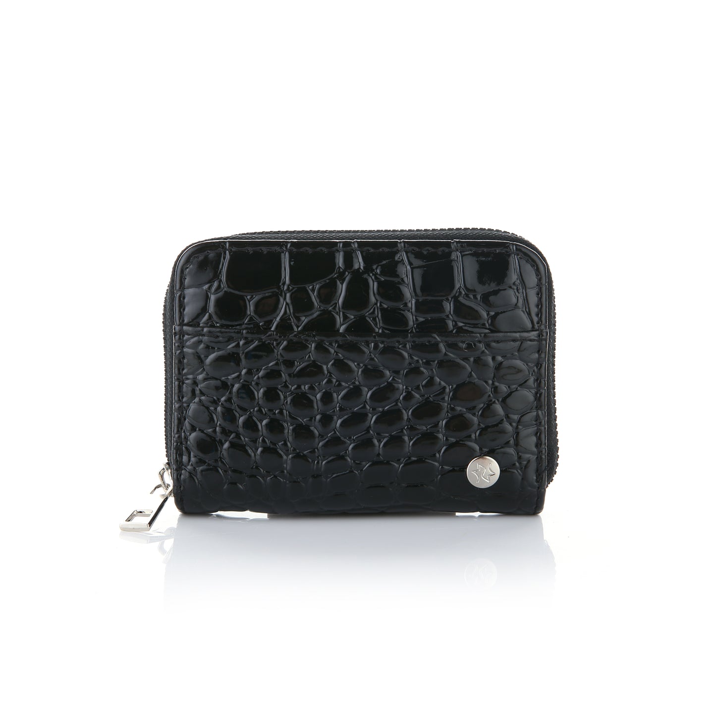 Portemonneetje Croco Black