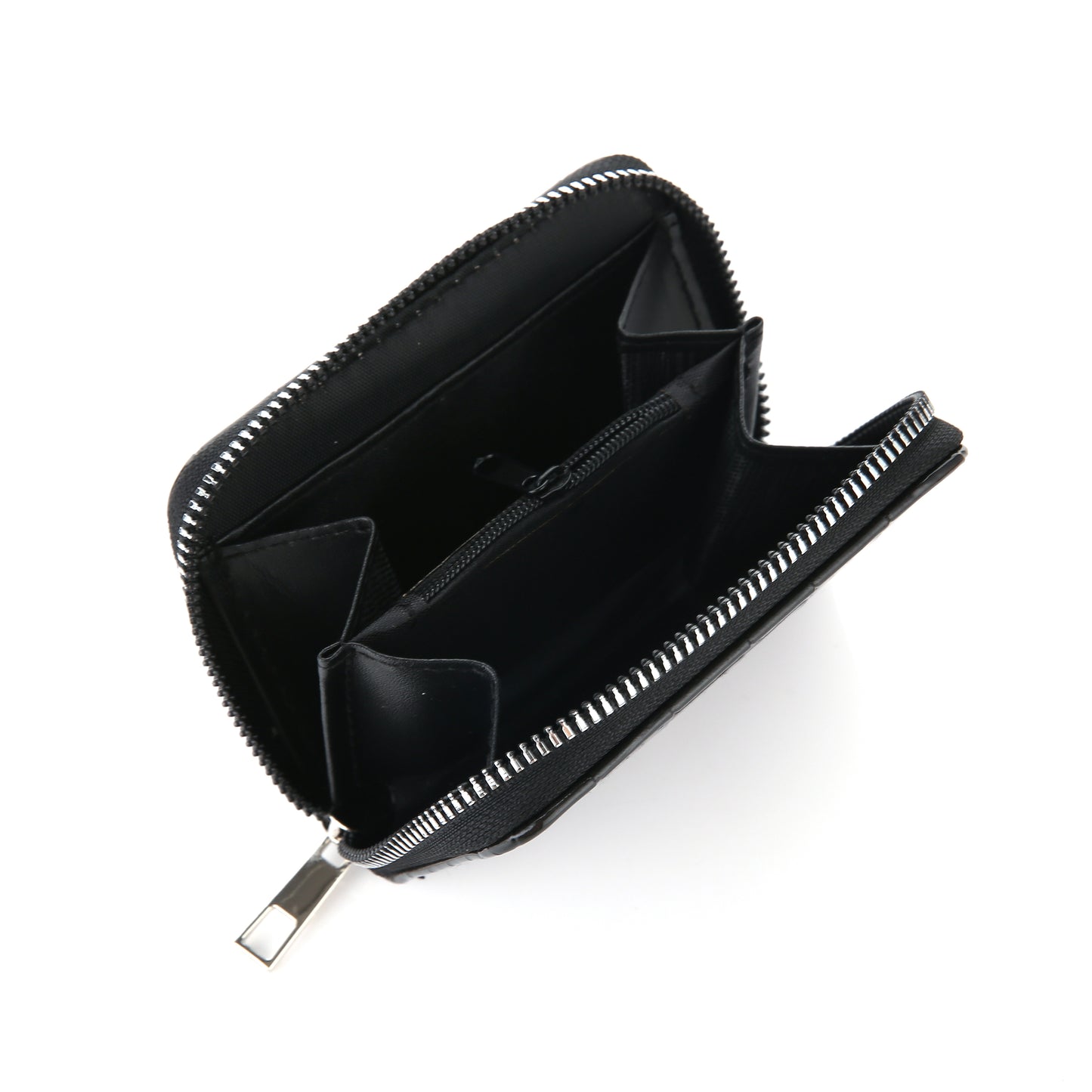Portemonneetje Croco Black