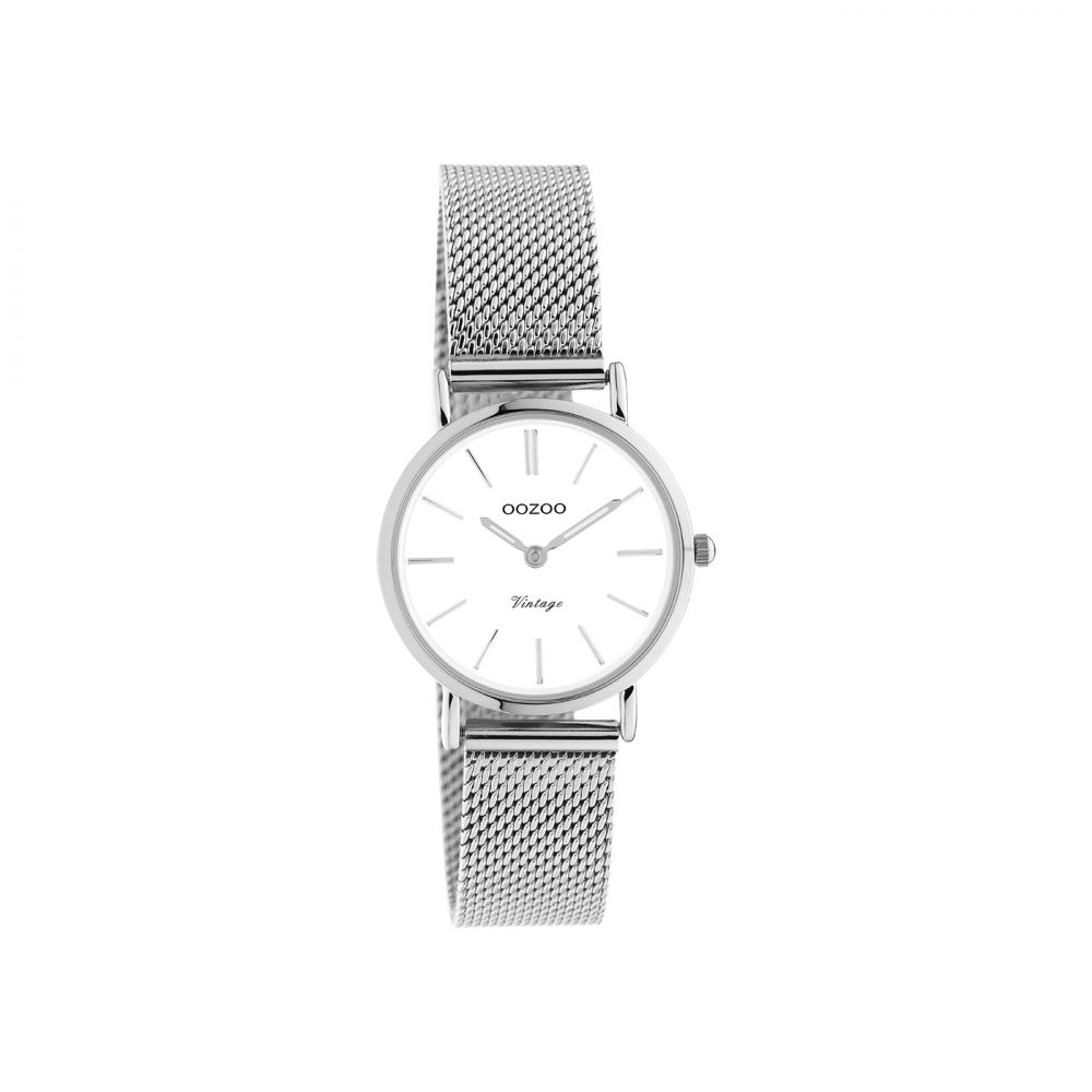 OOZOO Vintage zilverkleur horloge