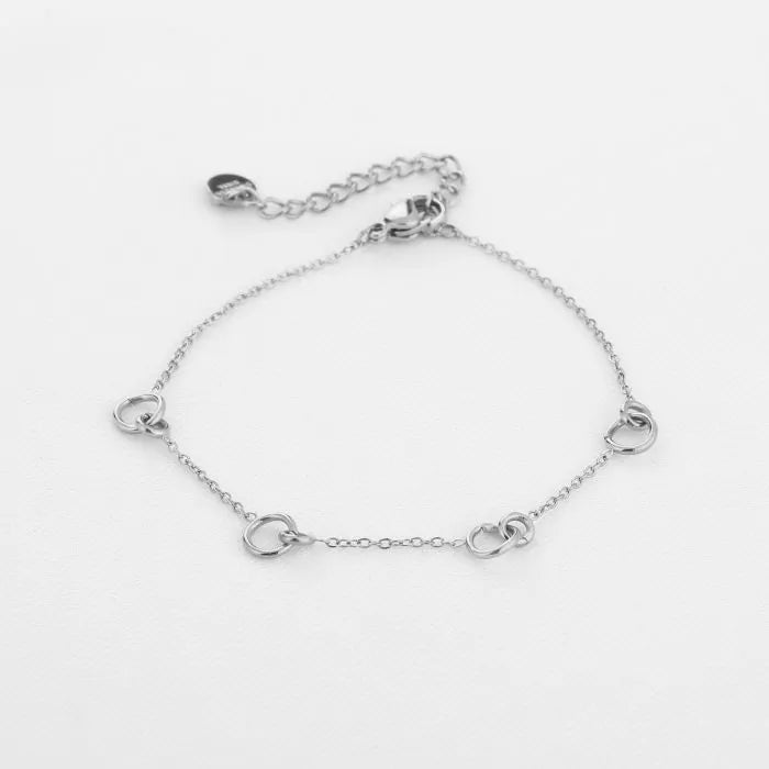 Circles armband zilver