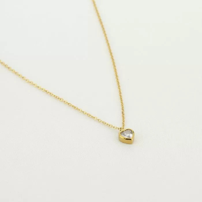White ketting gold