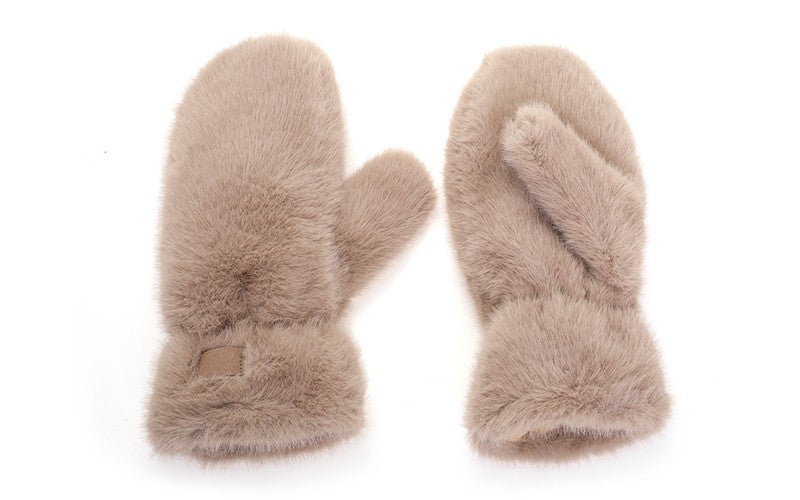 Taupe Bormio handschoenen