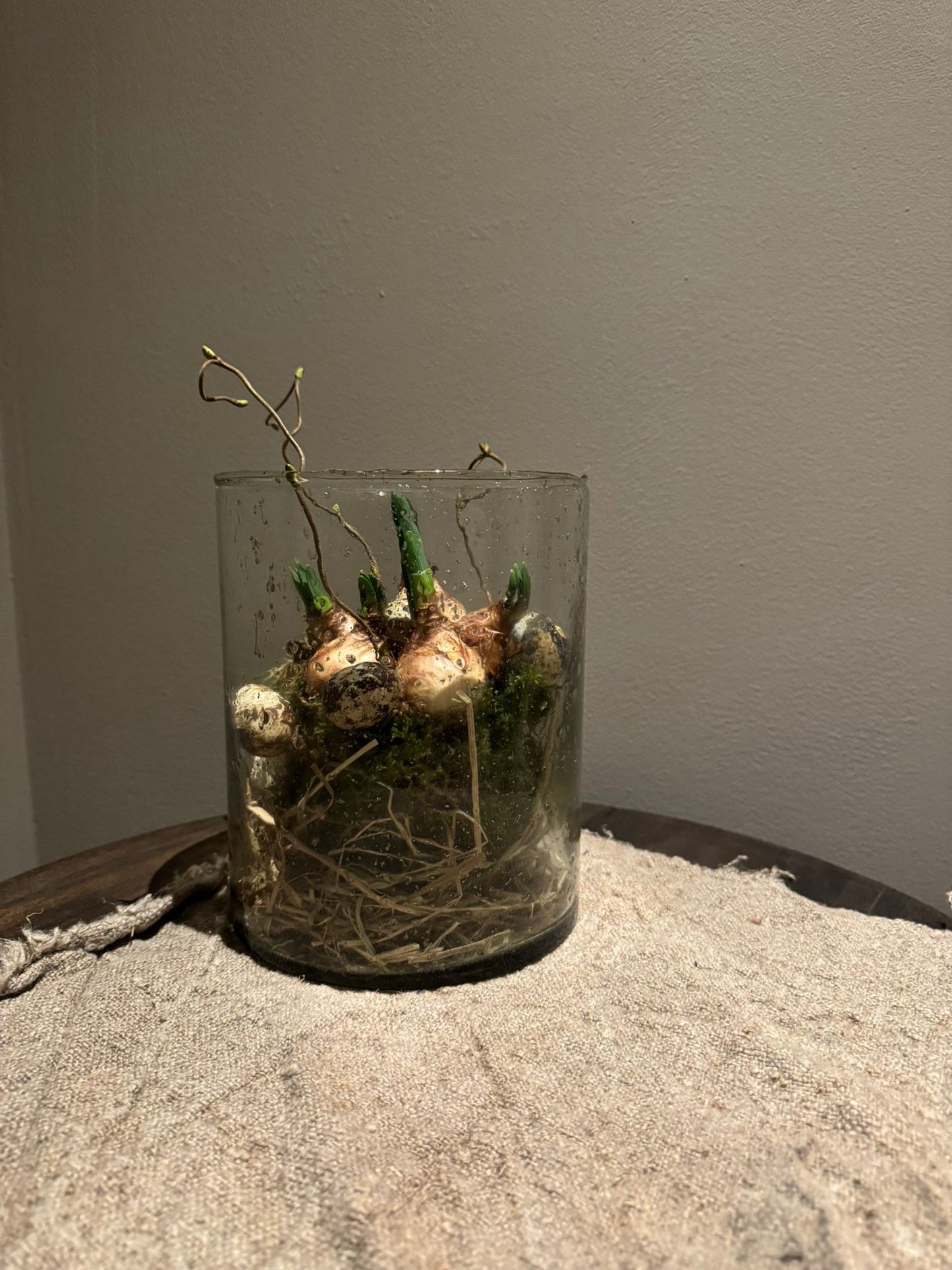 Naturel bubble glass