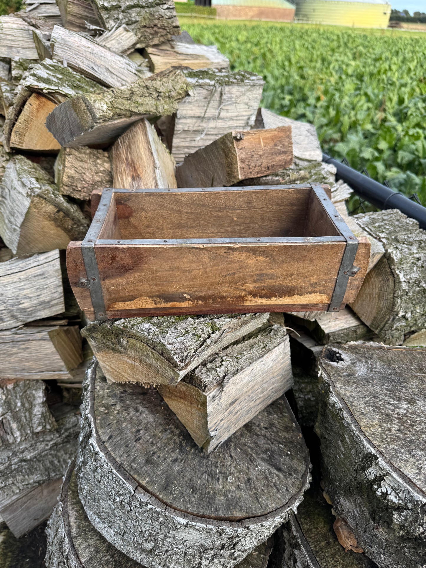 Houten steen mal stoer sober