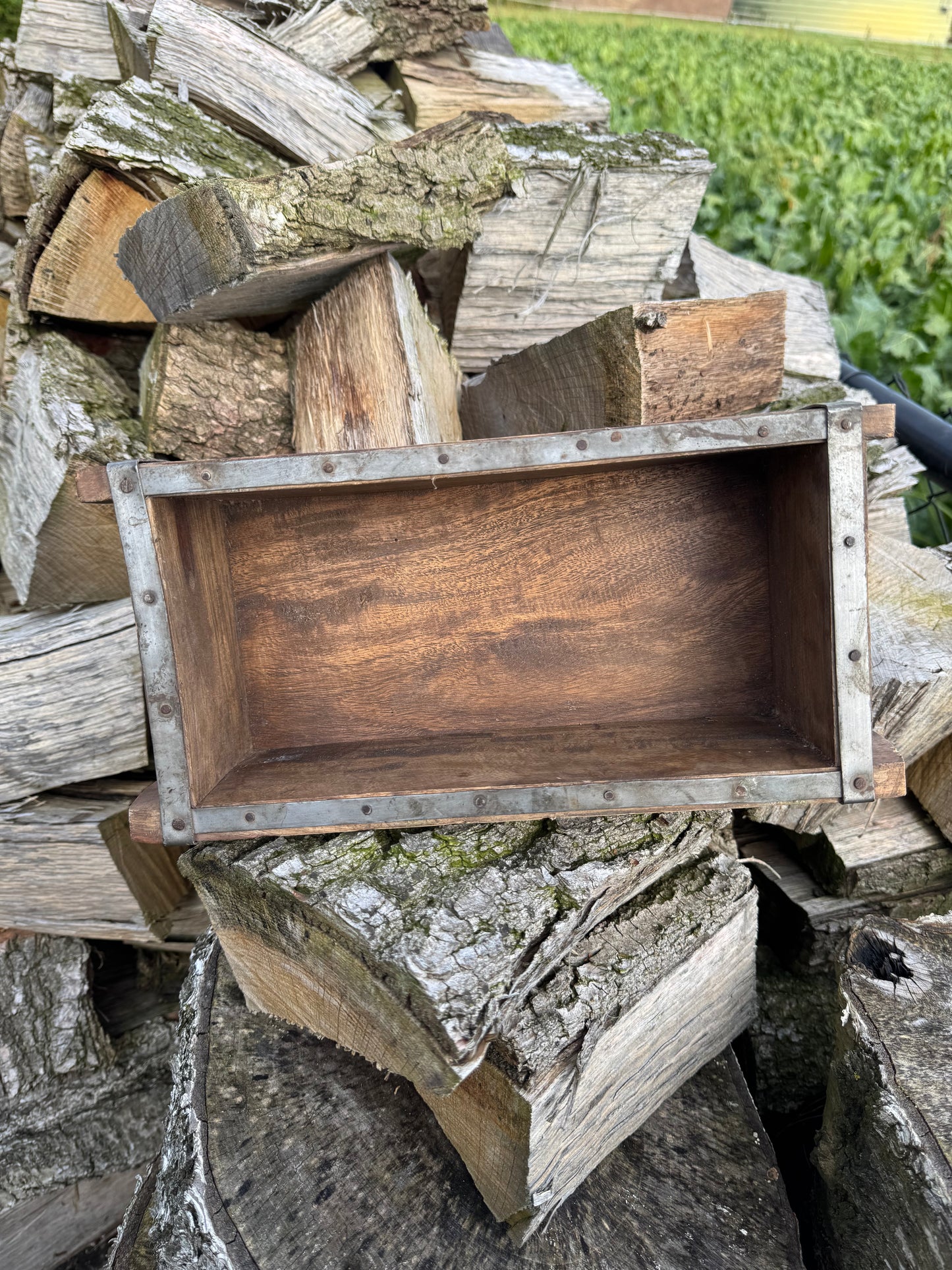 Houten steen mal stoer sober