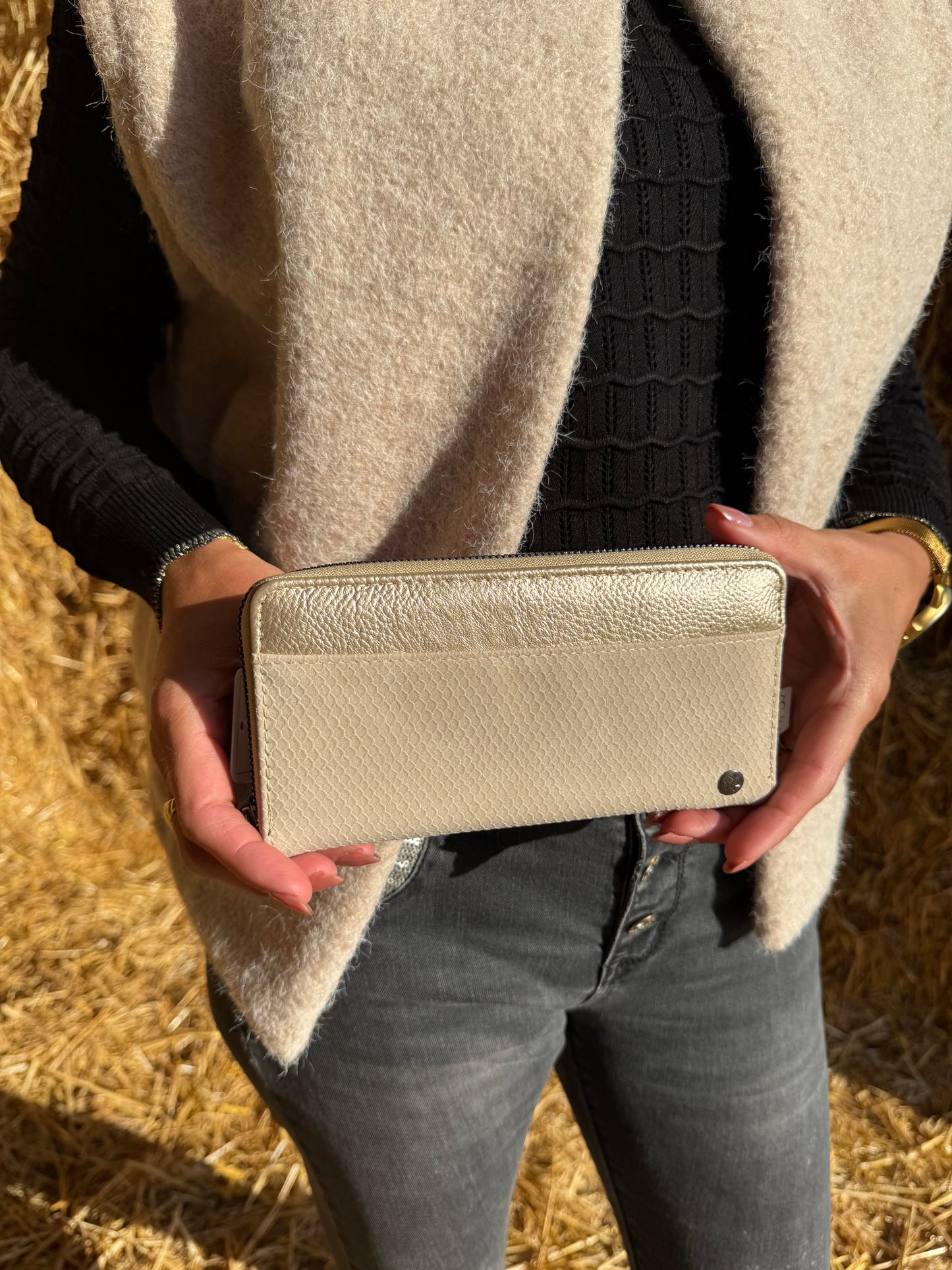 Portemonnee Beige Glam