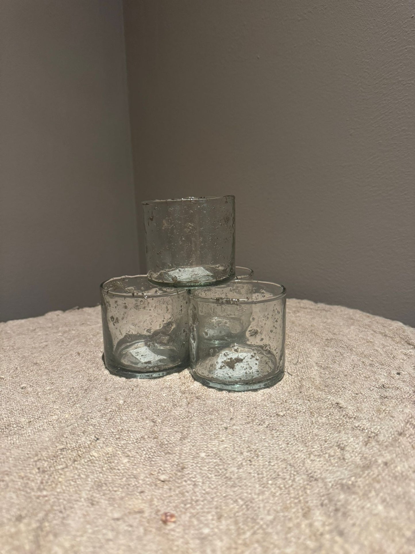 Bubble glas naturel klein