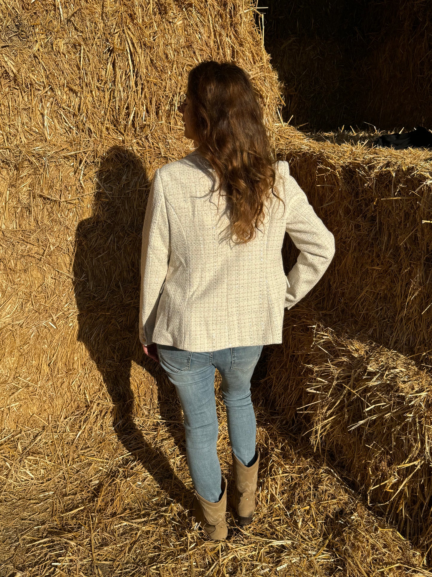 Luxury Blazer Ecru