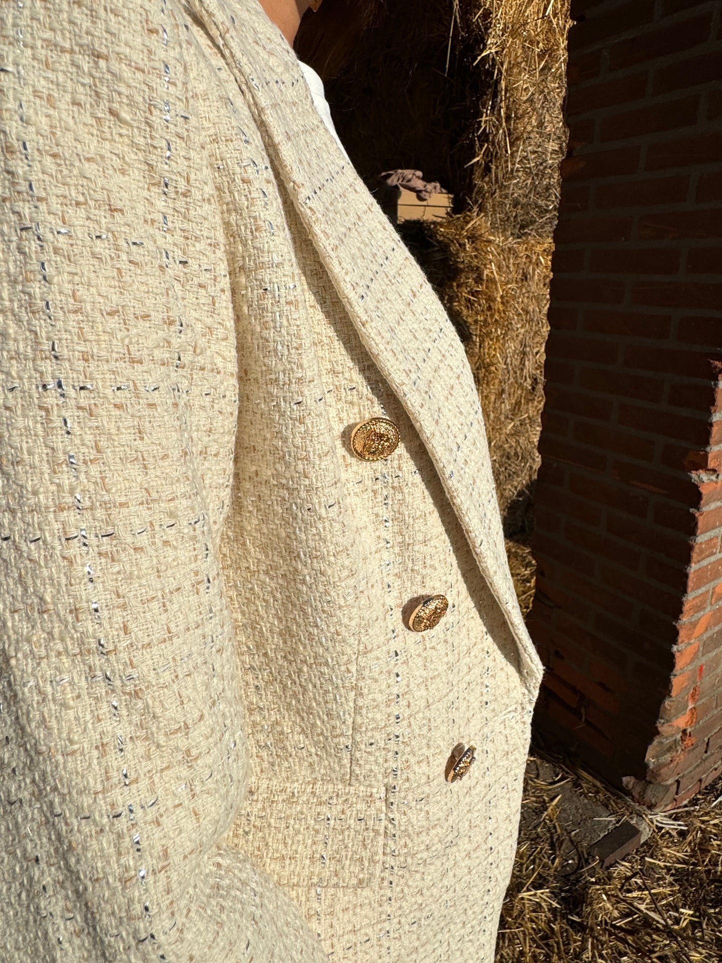 Luxury Blazer Ecru