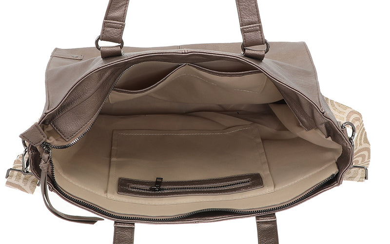 Brons Shopper/Schooltas/ Laptoptas Veghel