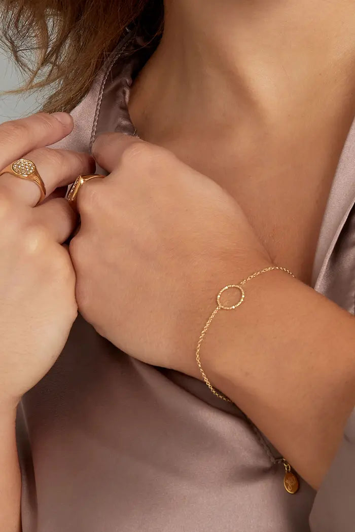 Shine around Armband Goud