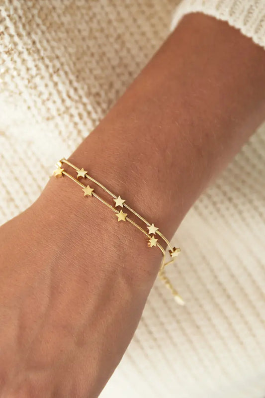 Catch the stars armband goud