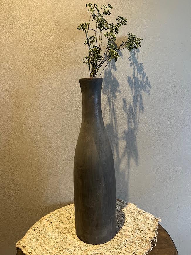 Stenen lange vaas maat L en XL