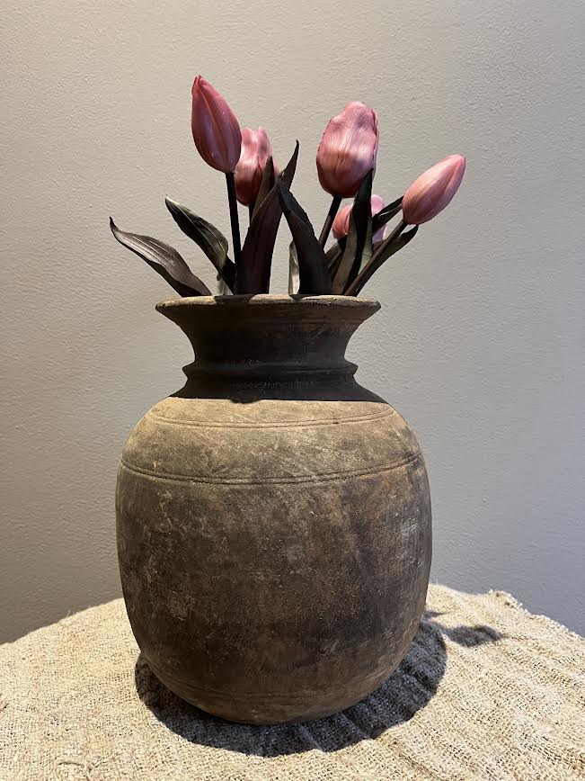 Nepalese houten pot S