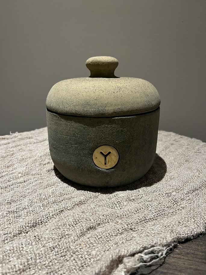 Tealightholder with Top Classic Ancient Earth