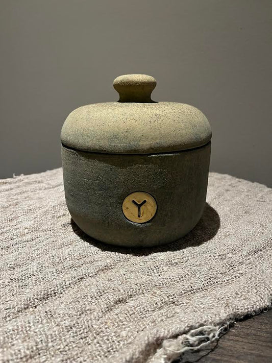 Tealightholder with Top Classic Ancient Earth