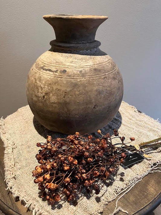 Nepalese houten pot Bol