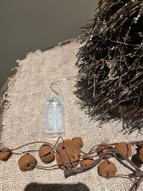 Takken kerstboom met lampjes