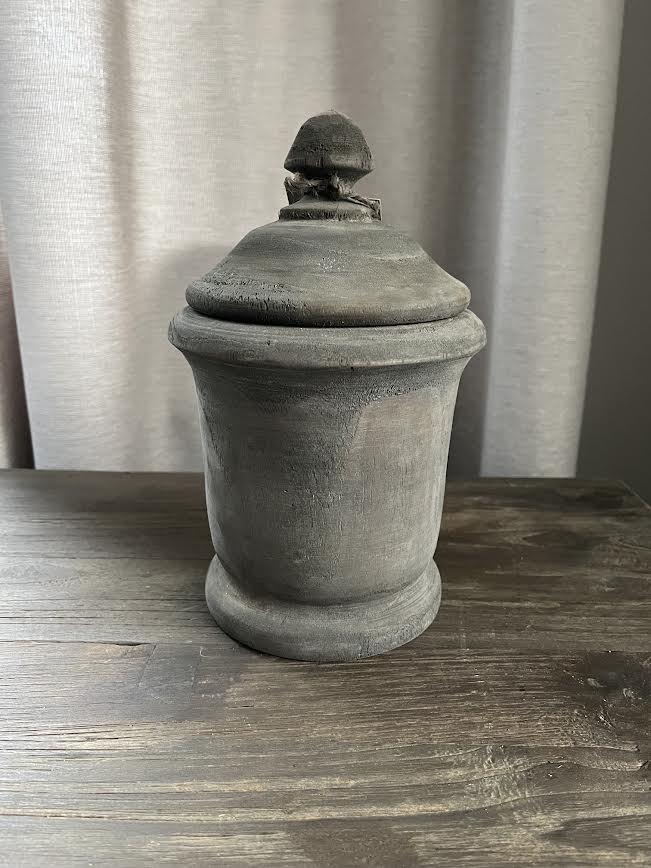 Trapaliving houten pot hoog