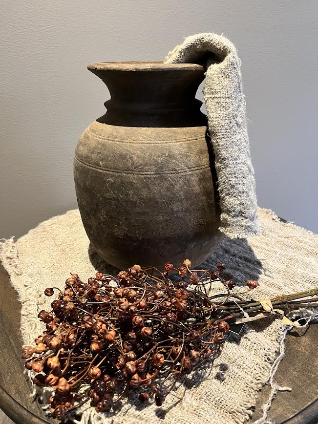 Nepalese houten pot S