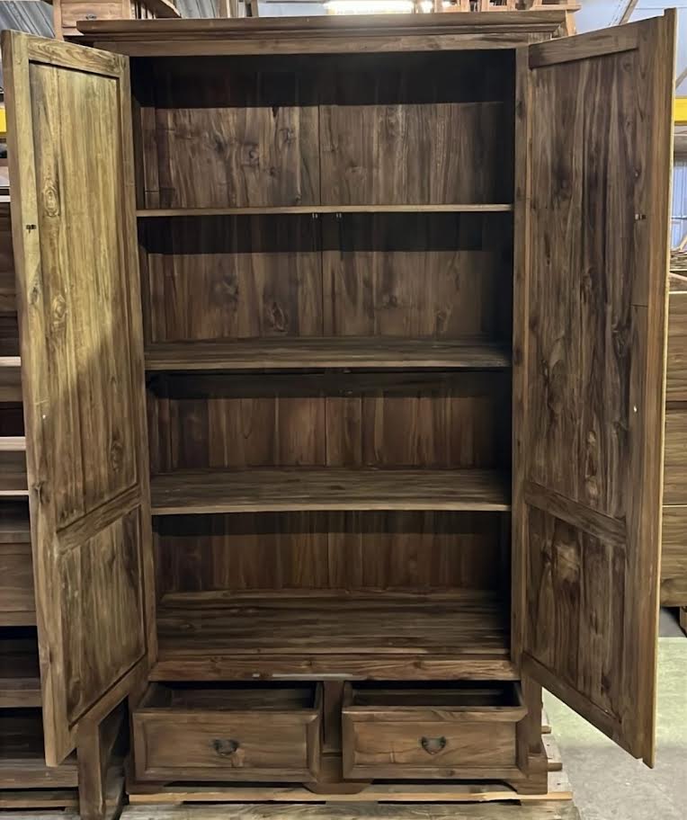 Landelijke Hardhouten Teakkast