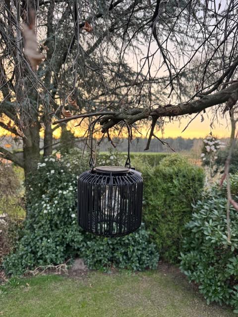 Countryfield Led Solar Hanglamp Zwart