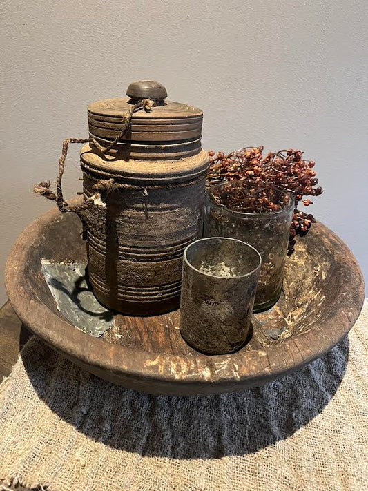 Houten Chinese schaal Grof