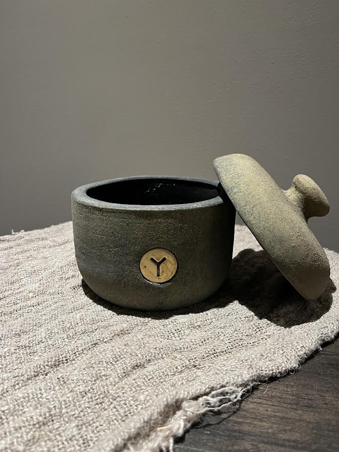 Tealightholder with Top Classic Ancient Earth