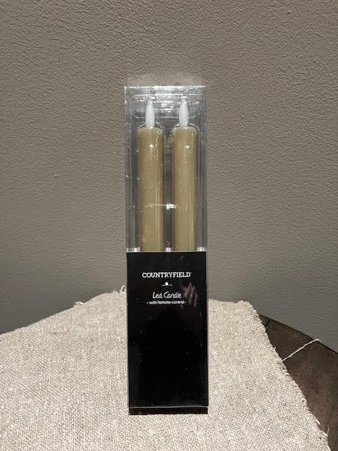 Toffee ledkaarsen 25 cm