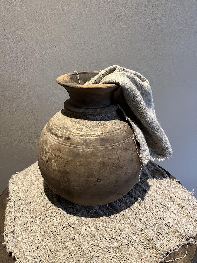 Nepalese houten pot Bol