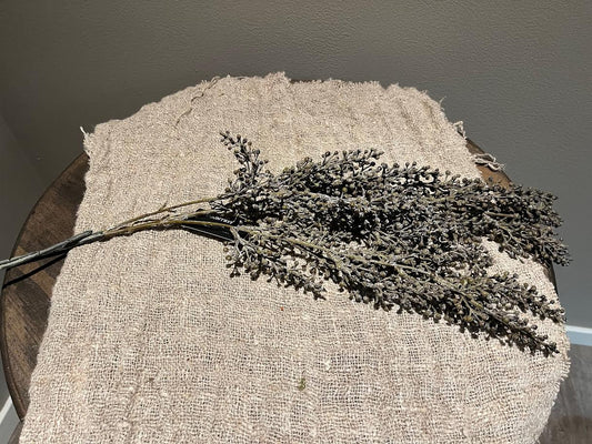 Tak groen/grijs met besjes