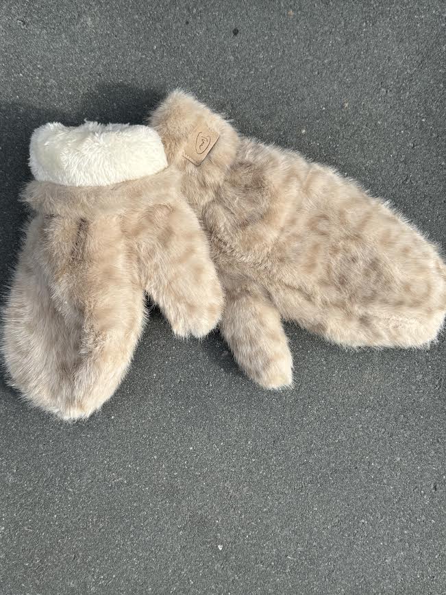 Wanten Chatel naturel panter