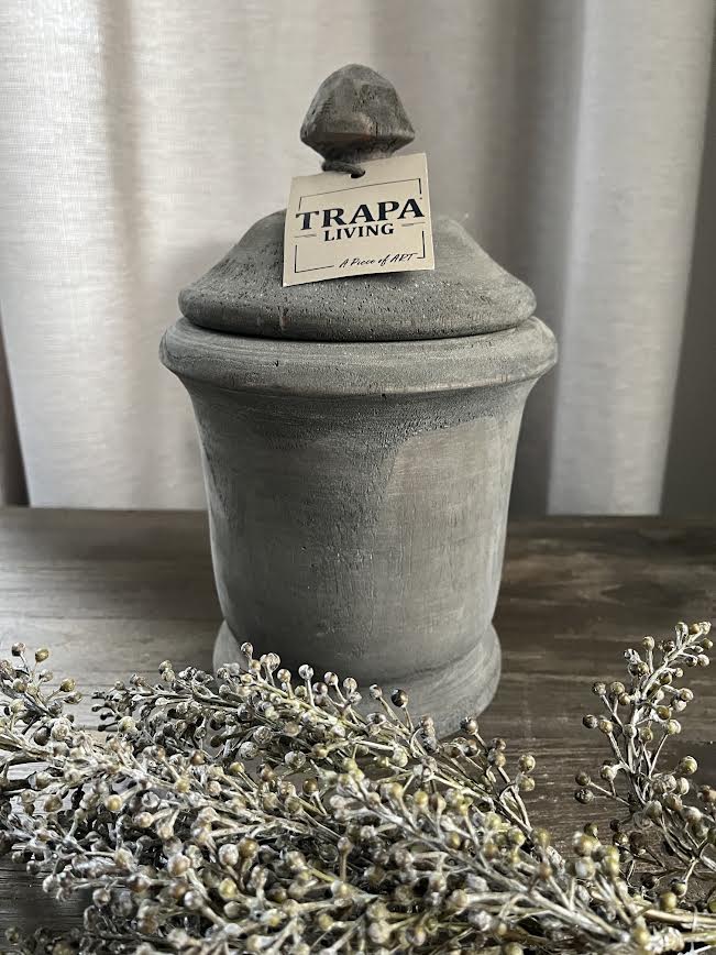Trapaliving houten pot hoog