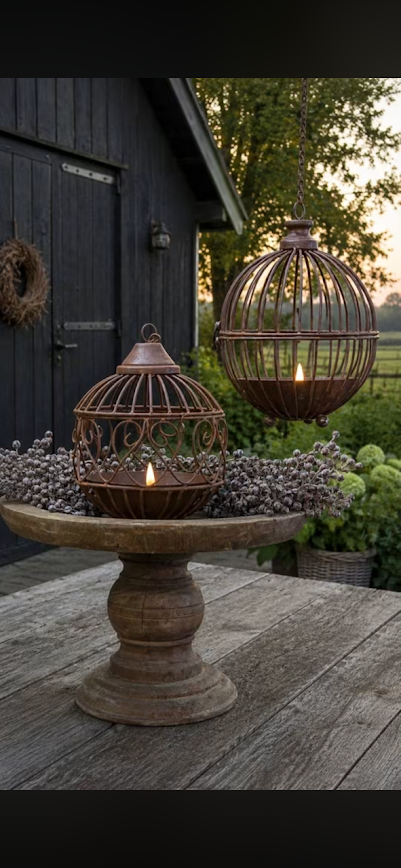 Decoratieve roestbal