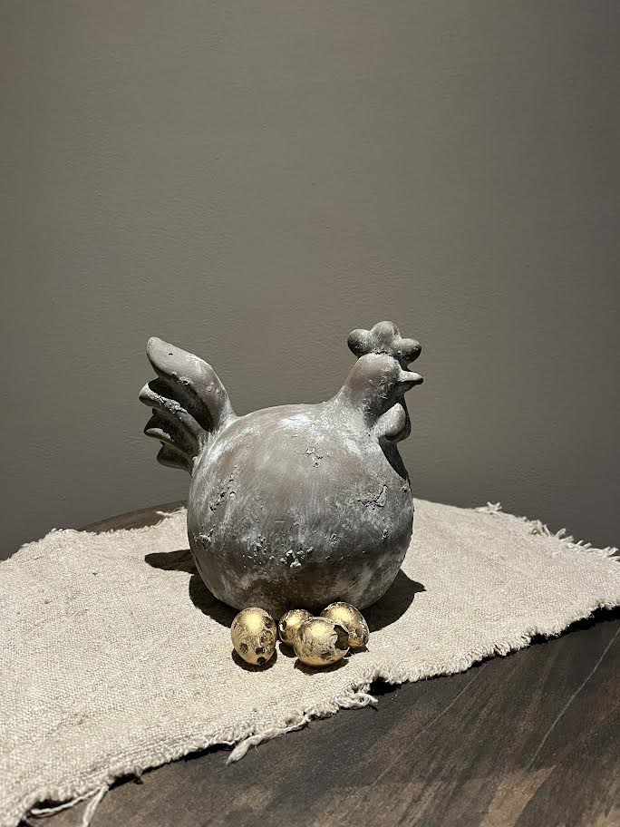 Grote Bolle Bruine Kip XL