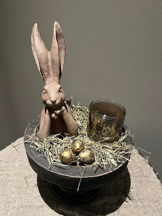 Plateau met zen konijn L en bubble glaasje