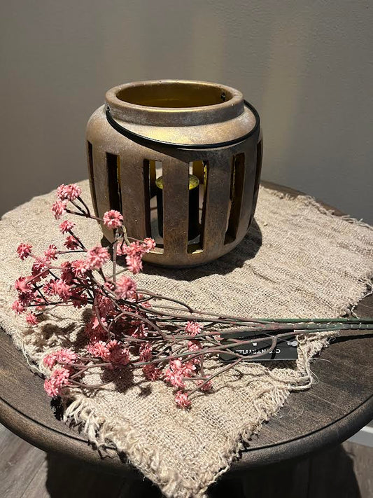 Golden light holder groot