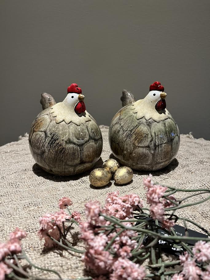 Bolle kip geglazuurd bruin