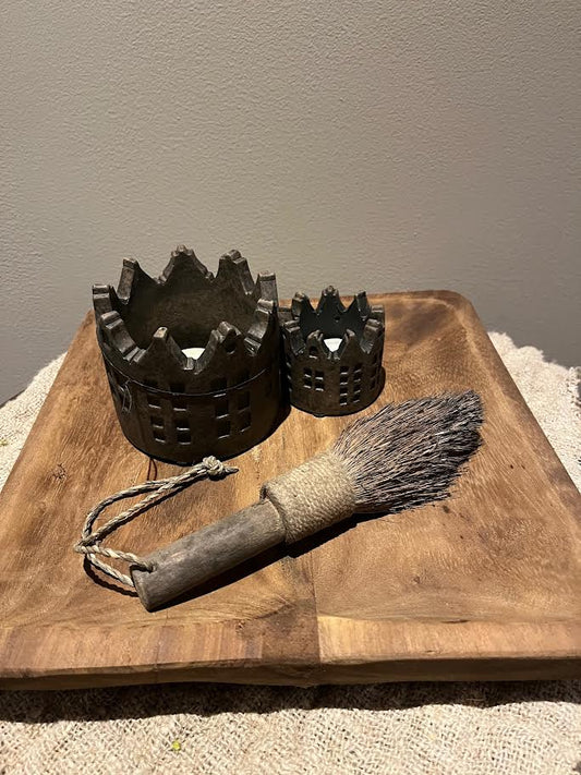 Hard houten schaal als set