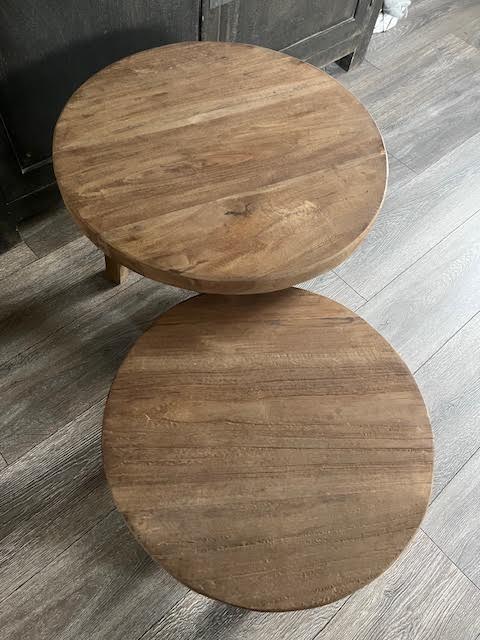 Houten Tafel setje stoer sober