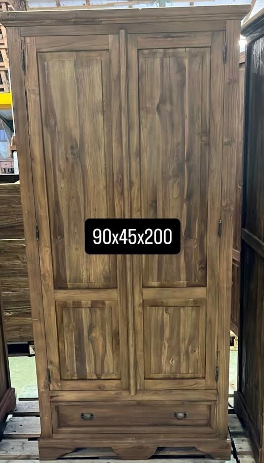 Landelijke Hardhouten Teakkast