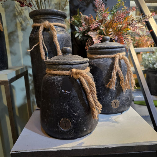 Brynxz Pot and Top with Rope Basalt maat M en L