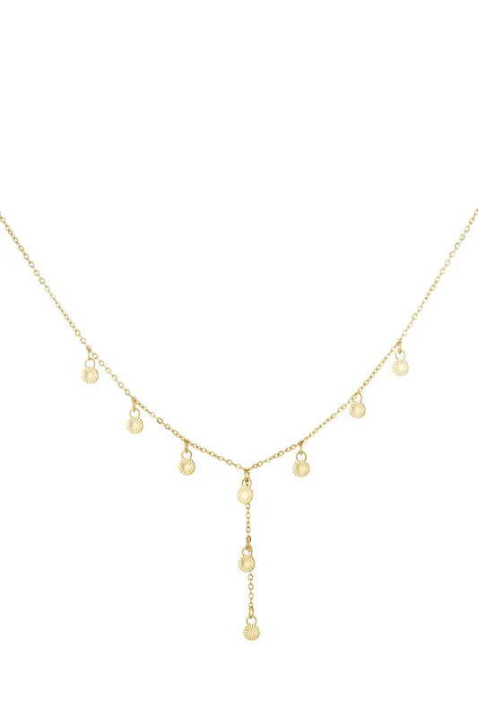 Coin ketting goud