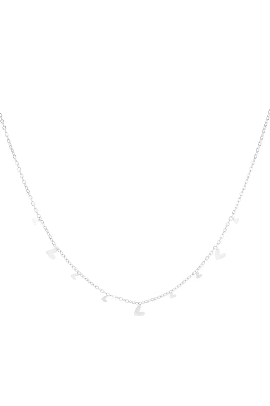 Lots of love ketting Zilver