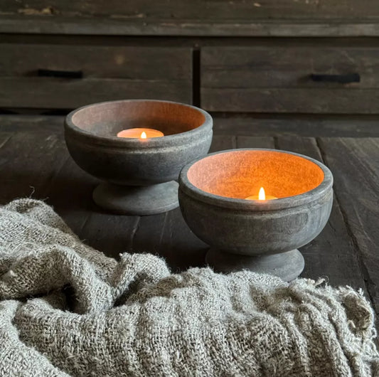 Houten schaal Luksa Mawar en Nia